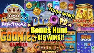 Bonus Hunt, Dino PD MAX Level, Legacy Of Dead, Eye Of Horus Megaways & Much More