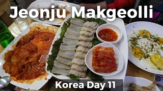 Jeonju Makgeolli - Best SOUTH KOREAN FOOD Experience! (Day 11)