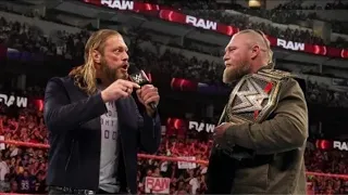 Edge challenge Brock Lesnar for wwe championship ? | Edge vs Brock Lesnar | #wrestling #wwe