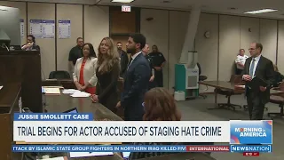 Trial begins for actor Jussie Smollett accused of staging hate crime | Morning in America