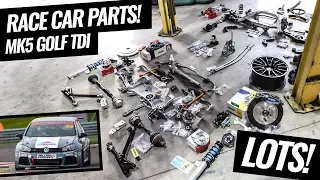 RACE PARTS, LOTS OF THEM! Part 2 - MK5 GOLF EX VW CUP CAR - DARKSIDE DEVELOPMENTS