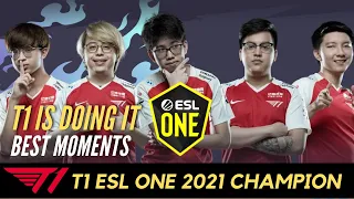 T1 VS VP BEST MOMENTS ESL ONE SUMMER CHAMPION DOTA 2