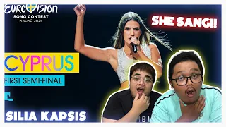 Silia Kapsis - Liar (LIVE) | Cyprus 🇨🇾 | First Semi-Final | Eurovision 2024  REACTION