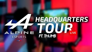 ALPINE ESPORTS HEADQUARTERS TOUR! - F1 Esports Behind the Scenes & Alpine A110 (F1 2021 Game)