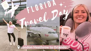 FLORIDA TRAVEL DAY ✈️ | Virgin Atlantic LHR - MCO 💼 | Walt Disney World 🏰 | Universal Studios 🌍