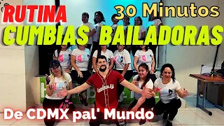 Cumbias Bailadoras | 30 Minutos de Cumbia de Barrio | Cardio Dance Routine | Cumbia Éxitos