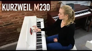 Обзор цифрового пианино Kurzweil M230