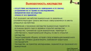 11. Выморочное наследство