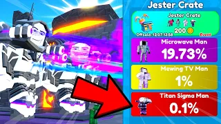 😱 WOW!! I GOT *NEW* TITAN SIGMA MAN!!😍🤑 - Toilet Tower Defense | April Fools Update