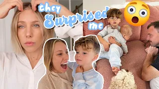 I can't believe they did this for me!! MUM LIFE living with 3 BOYS!