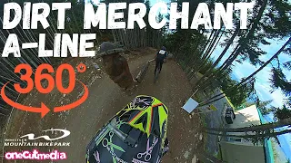 Whistler Bike Park in 360  Dirt Merchant to A-Line    onecutmedia  @360