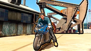 ТУДА НЕВОЗМОЖНО ПОПАСТЬ! ТРЮКИ И ПРИКОЛЫ НА МОТОЦИКЛЕ ГТА 5 ОНЛАЙН █ GTA 5 ONLINE