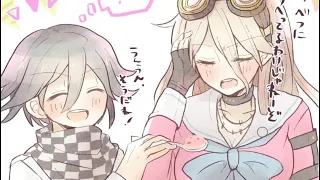 Kokichi making fun of Miu