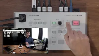 Roland VR-1HD Streaming Mixer Tutorial #3: Key Function