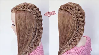 Trenzas básicas combinadas | Trenzas fáciles para cualquier ocasión | La reina de las trenzas