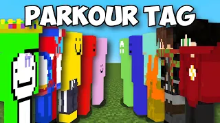 Minecraft YouTubers Simulate Deadliest Parkour Tag Tournament