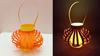 Cách Làm Đèn Lồng Trung Thu Bằng Giấy Đơn Giản - DIY: How To Make A Paper Lantern