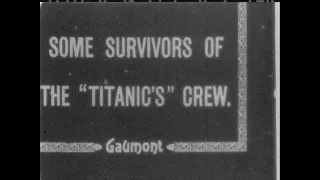 THE TITANIC DISASTER - NO SOUND