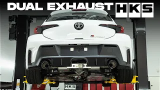 HKS LEGAMAX Dual Sports Exhaust - Toyota GR Corolla