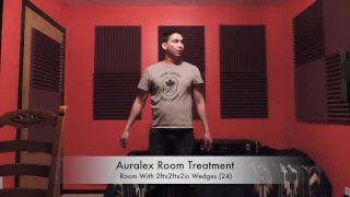 Auralex Acoustic Treatment Test | Before and After