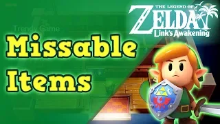 All Items BEFORE Tail Dungeon | Zelda: Link's Awakening for Switch (2019 Remake)