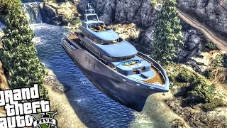 EPIC DRIVABLE YACHT - GTA 5 MOD