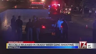 911 calls released in deadly Fayetteville biker gang shootout
