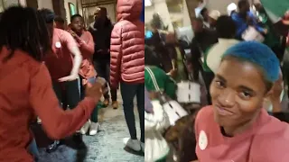 Nigeria Super Falcons Players Dance & Celebrate 2024 Paris Olympic Ticket - Defeats South Africa