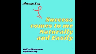 Daily Affirmations !! Success Affirmation