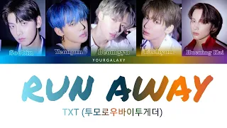 TXT (투모로우바이투게더) [Color Coded Lyrics] - Run Away (9와 4분의 3 승강장에서 너를 기다려) - Han/Rom/Eng