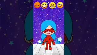 Ladybug in Toca Life World Emoji Challenge #shorts