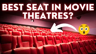 Which is the BEST SEAT in movie THEATRES (Technically)? 3D Animation #shorts