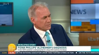 Dr Hilary fights back tears as he discusses friend Fiona Phillips' shock Alzheimer's diagnosis