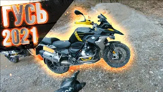 Блог: На BMW R1250GS по лесу. Я жёстко упал(кликбейт).