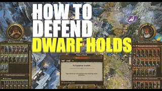 How to defend Dwarf Holds