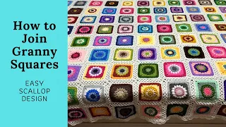 How to Join Granny Squares (easy flat-braid design)