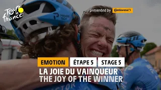 Winner's emotion - Stage 5 #TDF2022