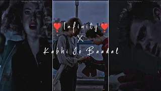 Infinity X Kabhi Jo Baadal Barse..❣️ Remix Song 🥀 WhatsApp Status 🌿#shorts