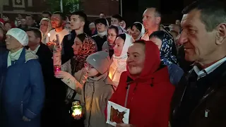 Пасха Христова в кафедральном соборе Воскресения Христова города Борисова