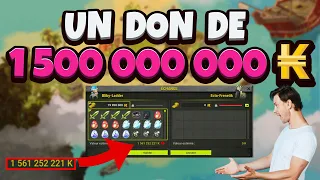 DOFUS | IL ME FAIT UN DON A PLUS D'1 MILLIARD DE KAMAS