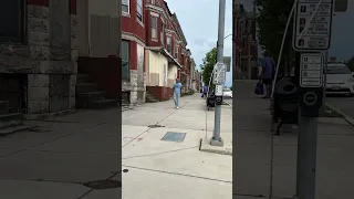 Walking through Baltimore Streets