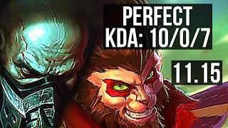 URGOT vs WUKONG (TOP) | 10/0/7, 900+ games, Legendary, Rank 9 Urgot | EUW Challenger | v11.15