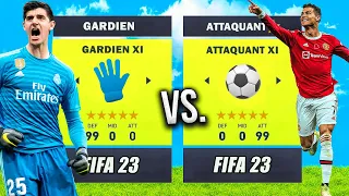 GARDIENS vs ATTAQUANTS sur FIFA 23