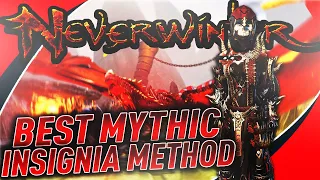 What is the Best Method for MYTHIC Insignias - Lets Figure it out in Neverwinter