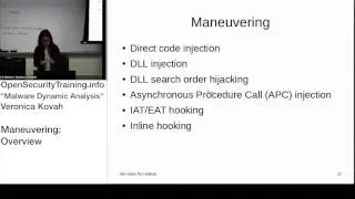 Dynamic Malware Analysis D2P05 Maneuvering Overview