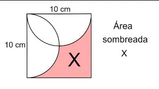 ¿SABES HALLAR EL ÁREA SOMBREADA? Reto Geométrico