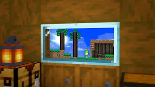 I Built Working Terraria in Non-Euclidean Minecraft