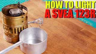 How to Light a Svea 123r