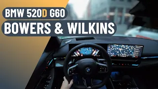 Bowers & Wilkins BMW 520d G60 - POV Berlin 4K 60FPS