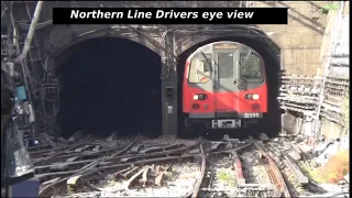 London Underground Northern Line Driver's eye view